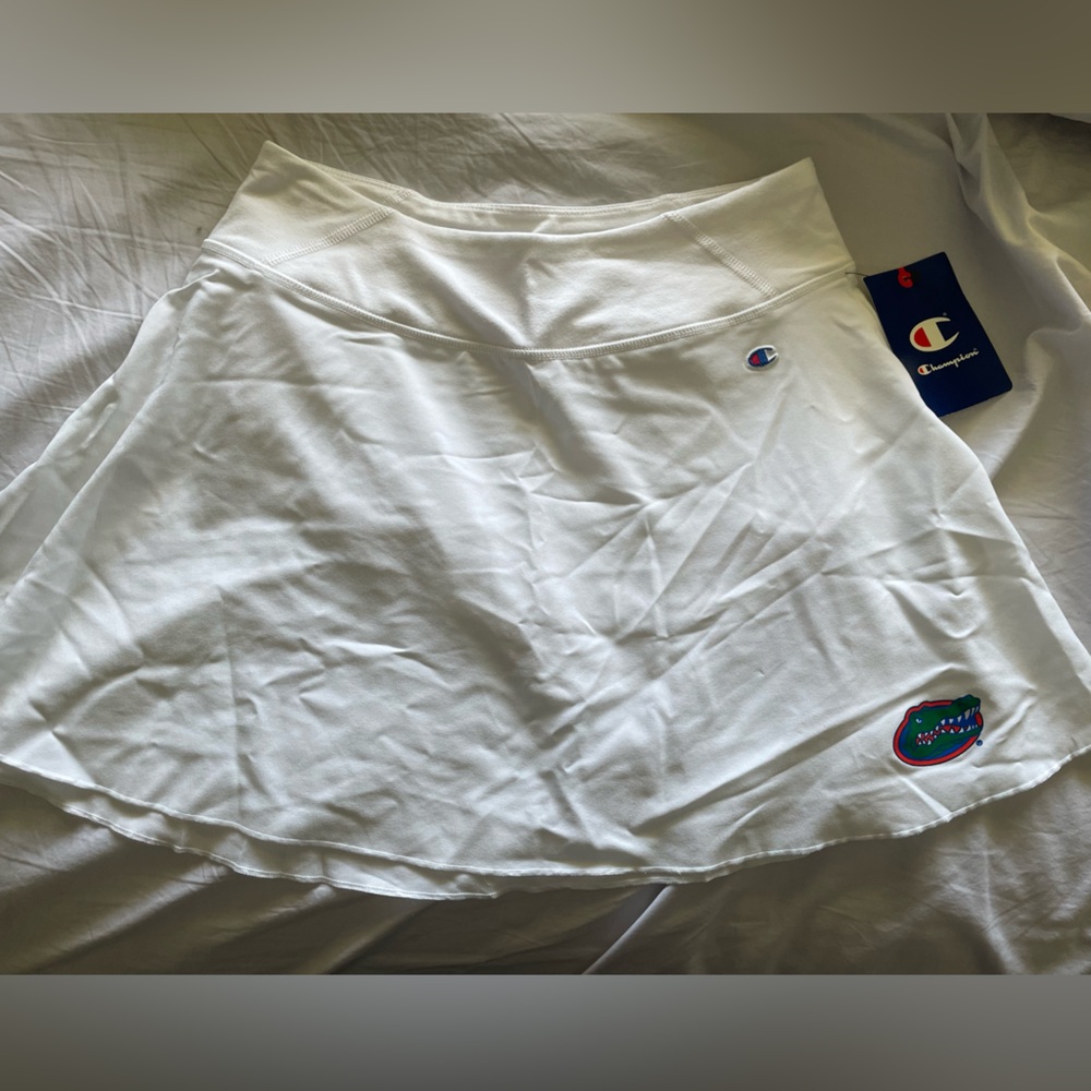 Champion Florida Gators White Tennis Skirt